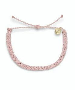 Pura Vida Baby Pink Braided Bracelet