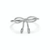 Pura Vida Silver Bow Ring, Size 6
