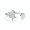 Pura Vida Silver Starlight Ring, Size 7