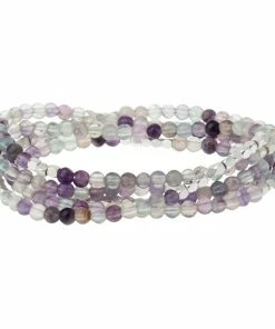 Fluorite Stone Of Brilliance Beaded Wrap Jewelry