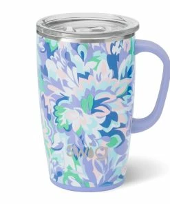 Swig Morning Glory Stainless Steel Travel Mug, 18 Oz.