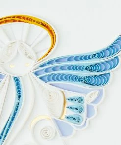 Hallmark Peace On Earth Angel Quilled Paper Handmade Christmas Card 11 Hallmark Peace On Earth Angel Quilled Paper Handmade Christmas Card -Department Store Shop Quilled Paper Peace Angel Handmade Christmas Card 1299IXC7334 04
