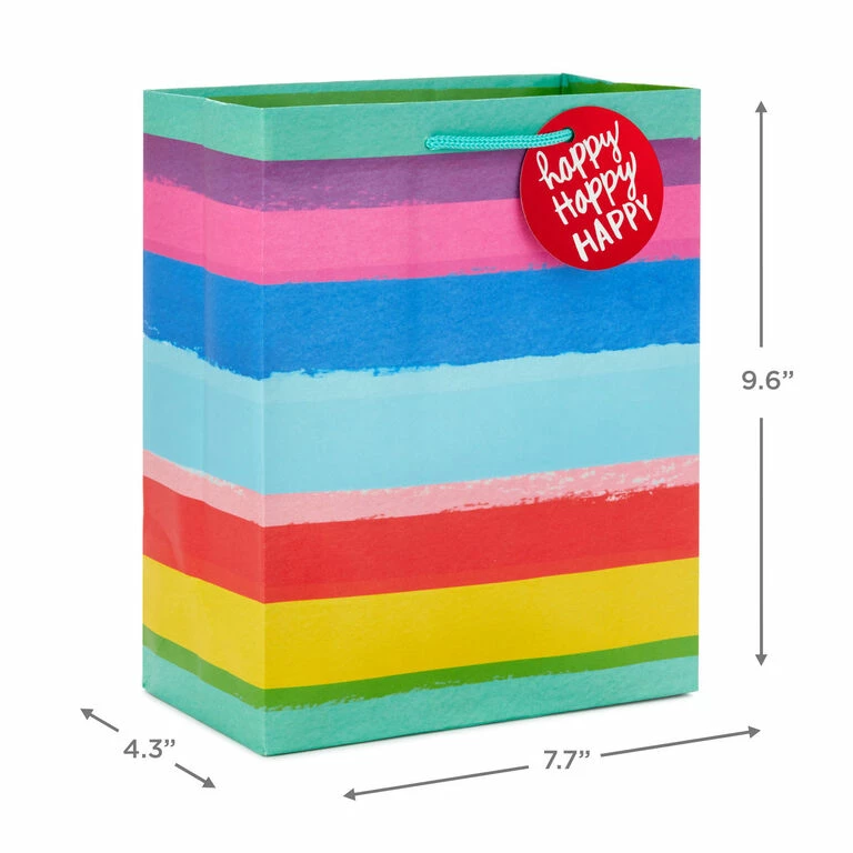 Hallmark Birthday Rainbow 8-Pack Gift Bags, Assorted Sizes And Designs 5 Hallmark Birthday Rainbow 8-Pack Gift Bags, Assorted Sizes And Designs - Image 5