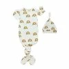 Emerson And Friends Rainbow Bamboo Baby Gown And Hat, Set Of 2