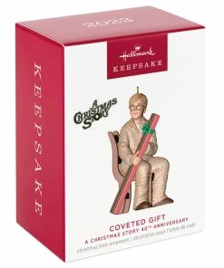 Hallmark A Christmas Story™ 40th Anniversary Coveted Gift Ornament -Department Store Shop Ralphie With Christmas Gift Keepsake Ornament 2099QXI6007 04
