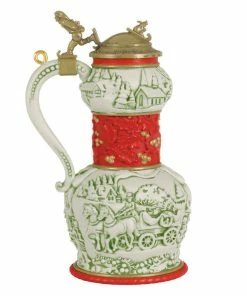 Hallmark Beer Stein Special Edition 2023 Ornament 11 Hallmark Beer Stein Special Edition 2023 Ornament -Department Store Shop Red Green and Gold Beer Stein Keepsake Ornament 1999QGO2807 06
