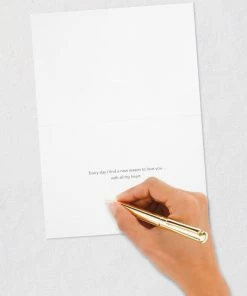 Hallmark With All My Heart Quilled Paper Handmade Love Card 13 Hallmark With All My Heart Quilled Paper Handmade Love Card -Department Store Shop Red Letters Quilled Paper Handmade Romantic Love Card 1299LAD2811 06