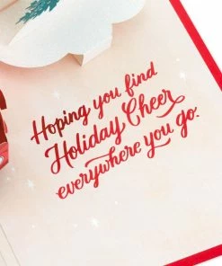 Hallmark Joy To You 3D Pop-Up Christmas Card -Department Store Shop Red Truck 3D PopUp Christmas Card 1299IXC7122 05