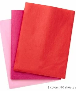 Hallmark Red/Fuchsia/Pink 3-Pack Bulk Tissue Paper, 120 Sheets -Department Store Shop RedFuchsiaPink 3Pack Bulk Tissue Paper 5TIS1145 03
