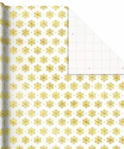 Hallmark Christmas Gift Wrap Kit With Wrapping Paper, Bows, Ribbons And Tags -Department Store Shop RedWhiteGreen 3Roll Holiday Wrapping Paper Set 5JXW1200 04