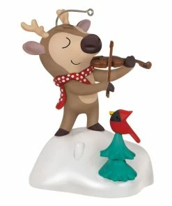 Hallmark Festive Fiddler Musical Ornament
