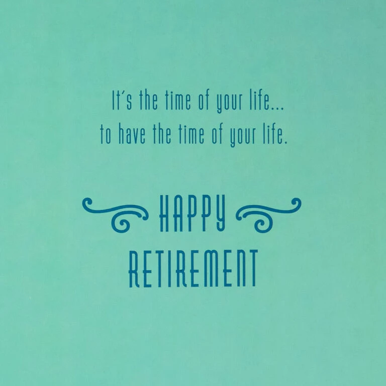 Hallmark 16" Retired And Admired Jumbo Retirement Card With Banner 2 Hallmark 16" Retired And Admired Jumbo Retirement Card With Banner - Image 2