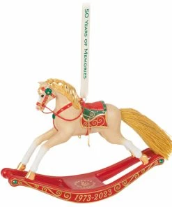 Hallmark 50 Years Of Memories Rocking Horse Special Edition Porcelain Ornament