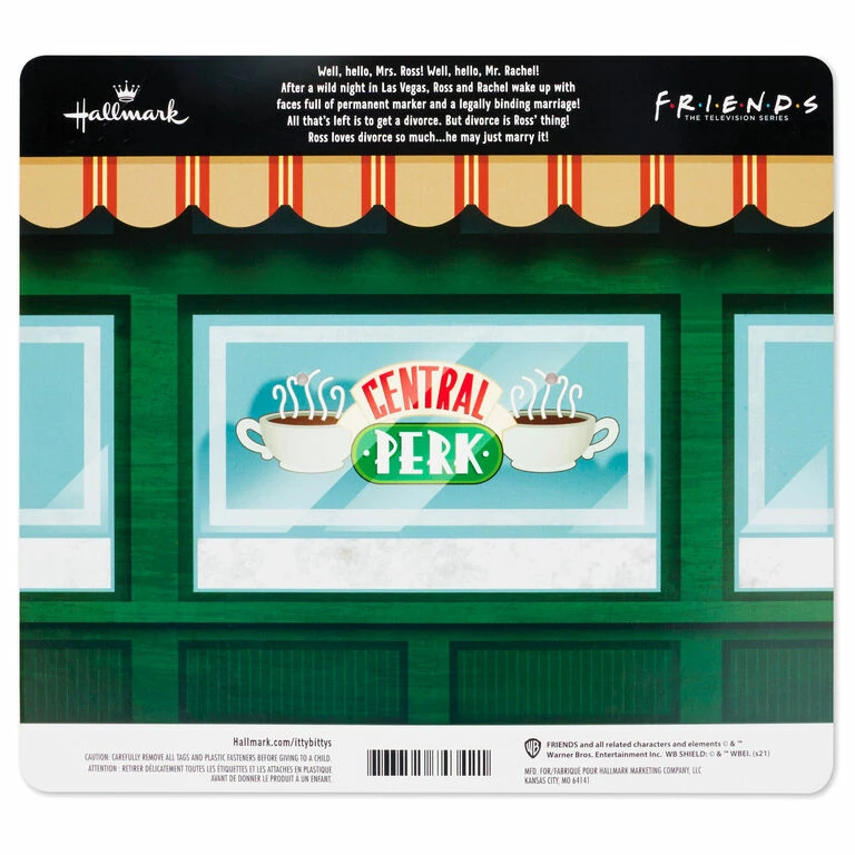 Hallmark Itty Bittys® Friends Ross And Rachel Plush, Set Of 2 4 Hallmark Itty Bittys® Friends Ross And Rachel Plush, Set Of 2 - Image 4