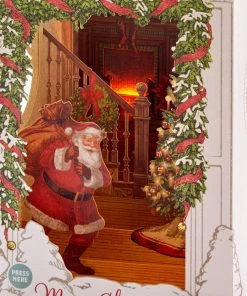 Hallmark Spirit Of Christmas Musical 3D Pop-Up Christmas Card With Light 15 Hallmark Spirit Of Christmas Musical 3D Pop-Up Christmas Card With Light -Department Store Shop Santa Shadow Box 3D PopUp Music Light Christmas Card 1099XOD4034 06