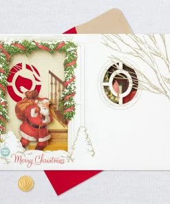 Hallmark Spirit Of Christmas Musical 3D Pop-Up Christmas Card With Light 16 Hallmark Spirit Of Christmas Musical 3D Pop-Up Christmas Card With Light -Department Store Shop Santa Shadow Box 3D PopUp Music Light Christmas Card 1099XOD4034 07