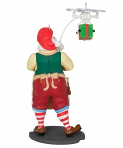 Hallmark Toymaker Santa Ornament -Department Store Shop Santa With Drone Keepsake Ornament 1999QXR8047 06