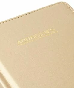 Hallmark Satin Gold Address Book -Department Store Shop Satin Gold Address Book root 1ADD1874 ADD1874 02.jpg Source Image
