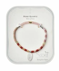 Intention Rose Quartz Charm Bracelet