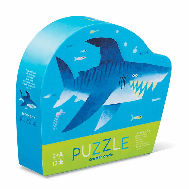 Crocodile Creek Shark City 12-Piece Puzzle 1 Crocodile Creek Shark City 12-Piece Puzzle