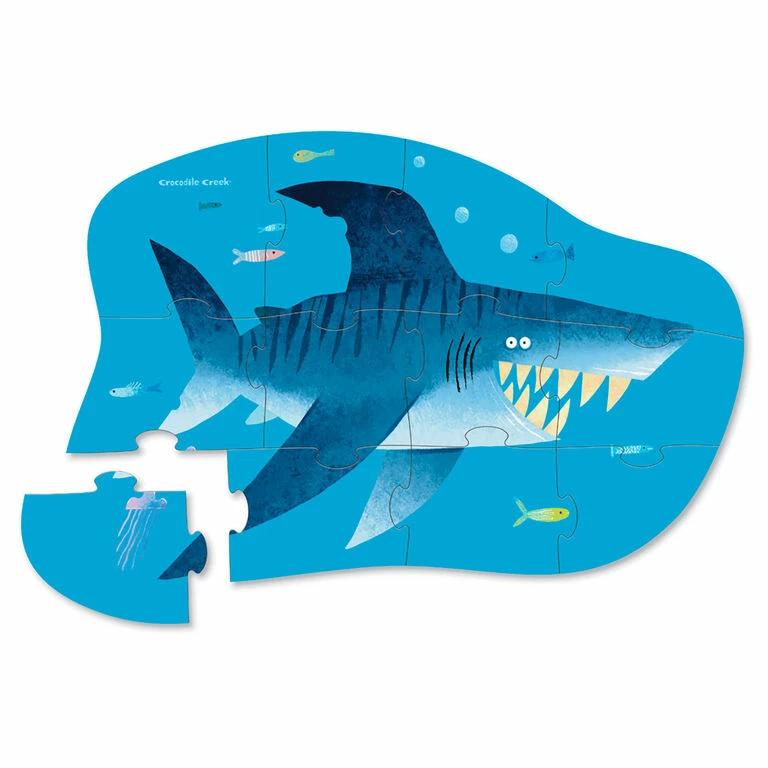 Crocodile Creek Shark City 12-Piece Puzzle 2 Crocodile Creek Shark City 12-Piece Puzzle - Image 2