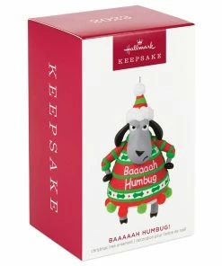 Hallmark Baaaaah Humbug! Ornament -Department Store Shop Sheep in Baaaaah Humbug Sweater Keepsake Ornament 1799QGO2849 04