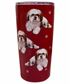 E&S Pets Shih Tzu Stainless Steel Tumbler, 20 Oz.