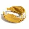 Shiraleah Knotted Yellow Fabric Headband