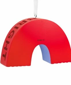 Signature Rainbow Hallmark Ornament -Department Store Shop Signature Rainbow Christmas Ornament 1HDL2177 06