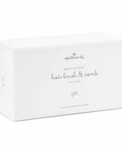 Hallmark Baby's First Hair Brush And Comb, Set Of 2 8 Hallmark Baby's First Hair Brush And Comb, Set Of 2 -Department Store Shop Silver Baby Hair Brush and Comb 1BBY4730 04