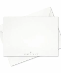 Hallmark Silver Stars And Blue Glitter Blank Note Cards, Box Of 8 -Department Store Shop Silver Stars and Blue Glitter Blank Note Cards 1499NOT1016 04