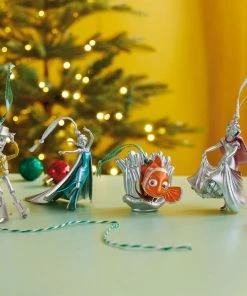 Hallmark Disney 100 Years Of Wonder Pixar And Princesses Ornaments, Set Of 4