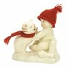 Enesco Snowbabies Groom And Go Cat Figurine, 3.74"