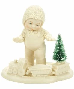 Enesco Snowbabies All Aboard Figurine, 3.98"
