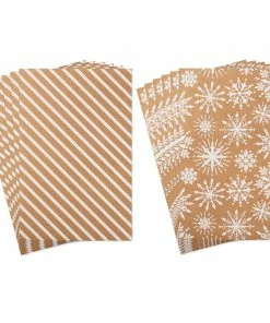 Hallmark Snowflakes And Stripes 12-Pack Designed Brown Shirt Boxes 9 Hallmark Snowflakes And Stripes 12-Pack Designed Brown Shirt Boxes -Department Store Shop Snowflakes and Stripes 12Pack Designed Shirt Boxes 5XBC1123 05