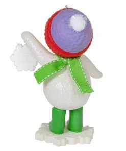 Hallmark Sweet Snowman 2023 Ornament -Department Store Shop Snowman With Snowflake Ornament Keepsake Ornament 3999QGO2777 06