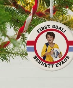 Soccer Ceramic Circle Personalized Photo Ornament 7 Soccer Ceramic Circle Personalized Photo Ornament -Department Store Shop Soccer Ceramic Circle Personalized Photo Ornament 1999QHE1711B106 02