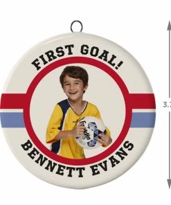 Soccer Ceramic Circle Personalized Photo Ornament 8 Soccer Ceramic Circle Personalized Photo Ornament -Department Store Shop Soccer Ceramic Circle Personalized Photo Ornament 1999QHE1711B106 03