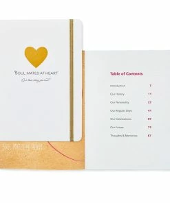 Hallmark Soul Mates At Heart: Our Love Story Prompted Journal -Department Store Shop Soul Mates at Heart Our Love Story Prompted Journal 1ERL1183 02