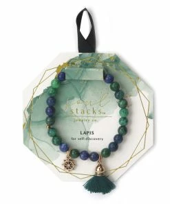 Soul Stacks Lapis Intention Beaded Bracelet