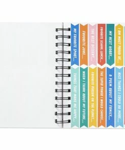 Hallmark Write On! Prompted Journal With Stickers 9 Hallmark Write On! Prompted Journal With Stickers -Department Store Shop Spiral Notebook With 119 Prompt Stickers 3HWJ2111 04