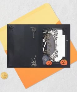 Hallmark Boo To You Musical 3D Pop-Up Halloween Card With Light -Department Store Shop Spooky Graveyard 3D PopUp Music Light Halloween Card 1099HJD5002 06