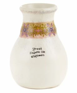 Natural Life Spread Kindness Small Ceramic Bud Vase