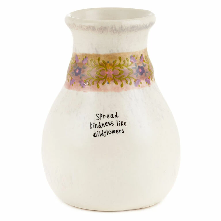 Natural Life Spread Kindness Small Ceramic Bud Vase 1 Natural Life Spread Kindness Small Ceramic Bud Vase