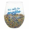 Hallmark Sprinkle Dip Wine Glass, 16 Oz.