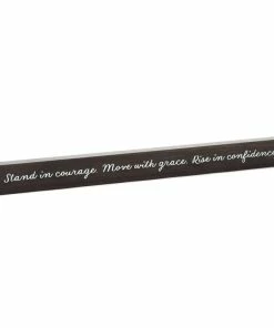 Hallmark Stand In Courage Wood Quote Sign, 23.5x2