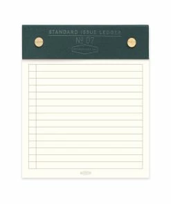 Designworks Ink Green Standard Issue Post Bound Note Pad