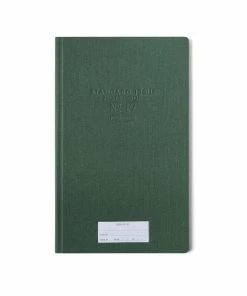 Designworks Ink Green Standard Issue Tall Hardcover Notebook
