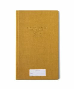 Designworks Ink Ochre Standard Issue Tall Hardcover Notebook
