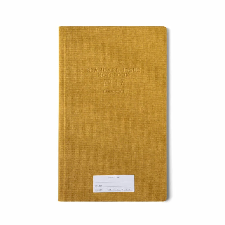 Designworks Ink Ochre Standard Issue Tall Hardcover Notebook 1 Designworks Ink Ochre Standard Issue Tall Hardcover Notebook